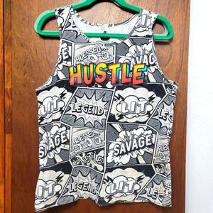 Y2K.  Launder Hustle tank top.  Size M.  (176)